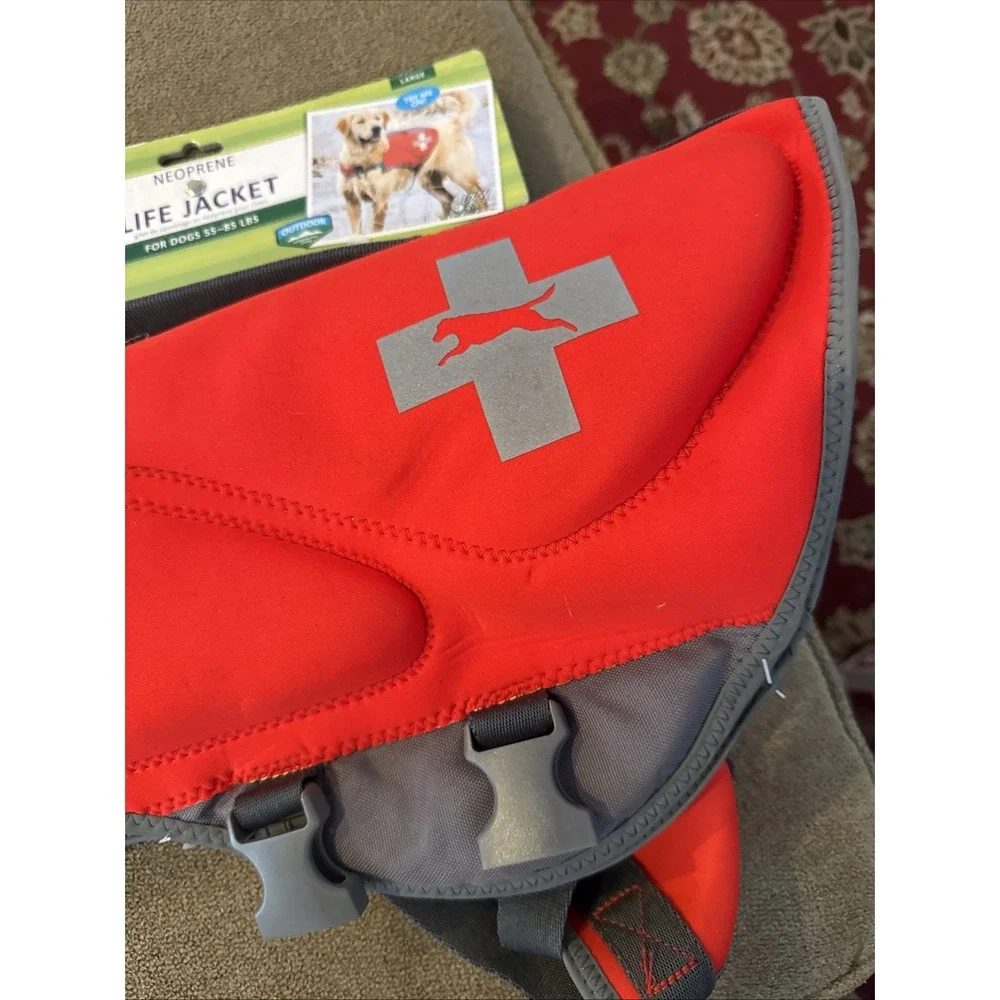 Top Paw Neoprene Dog Life Jacket Size Large 55-85 Lbs New (TD)